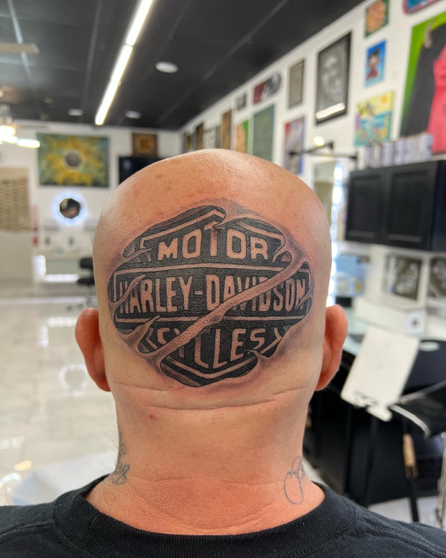 29 Harley Davidson Tattoos With Individual Expression and Meanings   TattoosWin